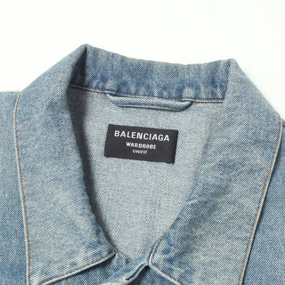 21SS USED加工 コーポレートロゴ刺繍 デニムジャケット (Corporate Logo Denim Jacket)