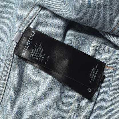 21SS USED加工 コーポレートロゴ刺繍 デニムジャケット (Corporate Logo Denim Jacket)