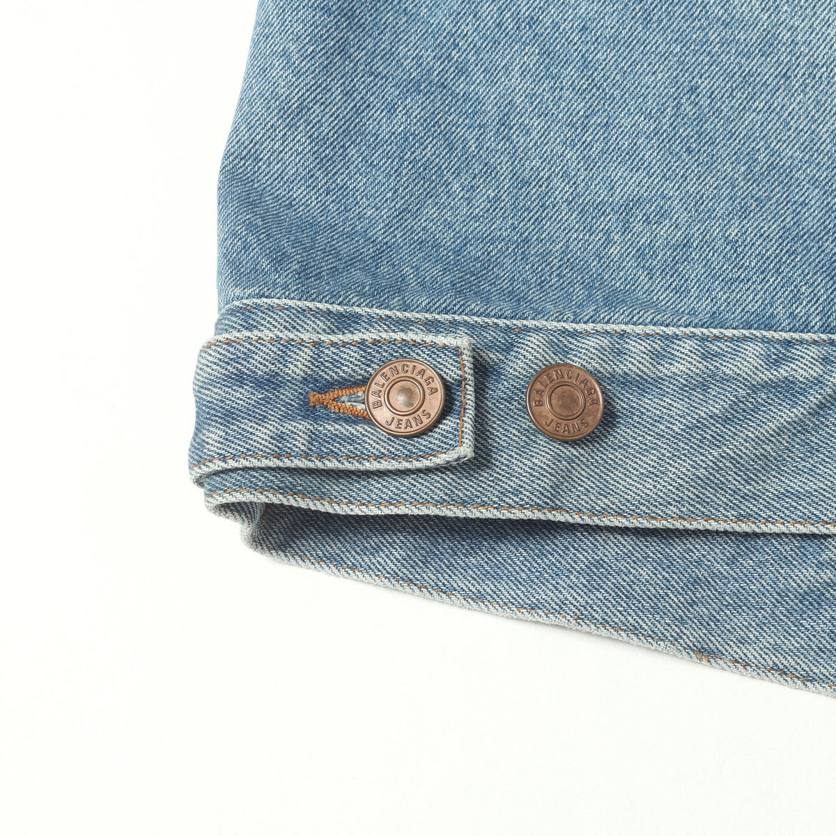 21SS USED加工 コーポレートロゴ刺繍 デニムジャケット (Corporate Logo Denim Jacket)