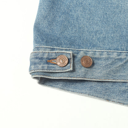 21SS USED加工 コーポレートロゴ刺繍 デニムジャケット (Corporate Logo Denim Jacket)