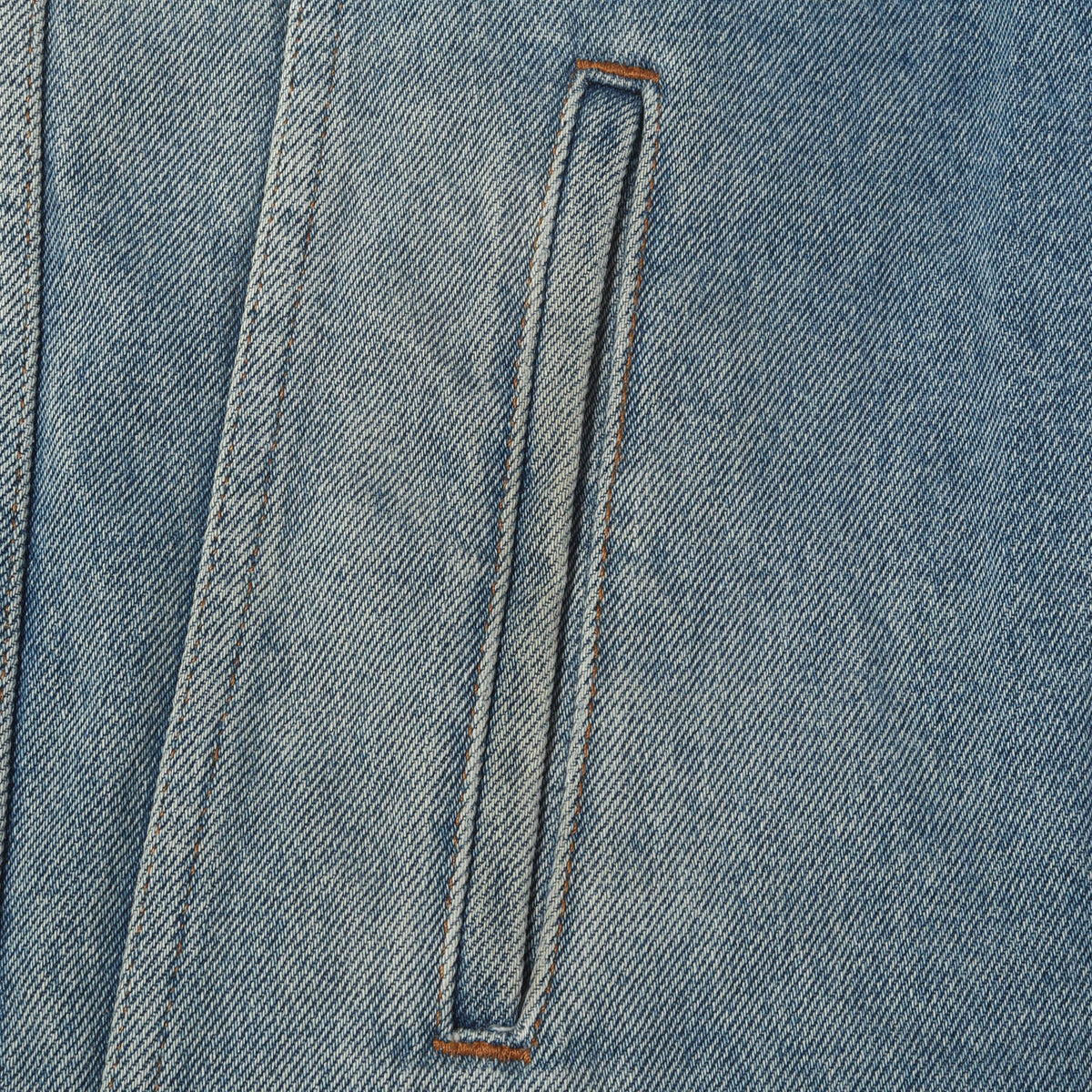 21SS USED加工 コーポレートロゴ刺繍 デニムジャケット (Corporate Logo Denim Jacket)