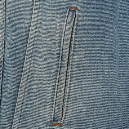 21SS USED加工 コーポレートロゴ刺繍 デニムジャケット (Corporate Logo Denim Jacket)