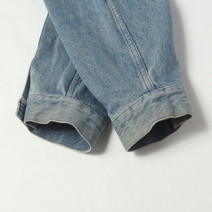 21SS USED加工 コーポレートロゴ刺繍 デニムジャケット (Corporate Logo Denim Jacket)