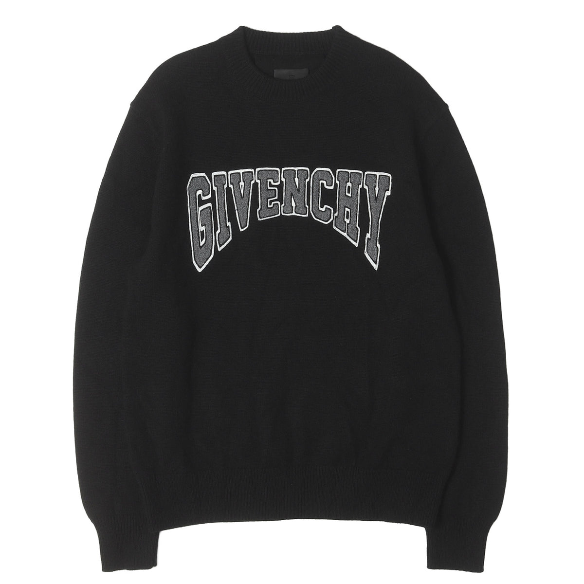 23SS カレッジロゴ カシミヤ混ニット セーター (College Embroidered Crewneck Sweater)
