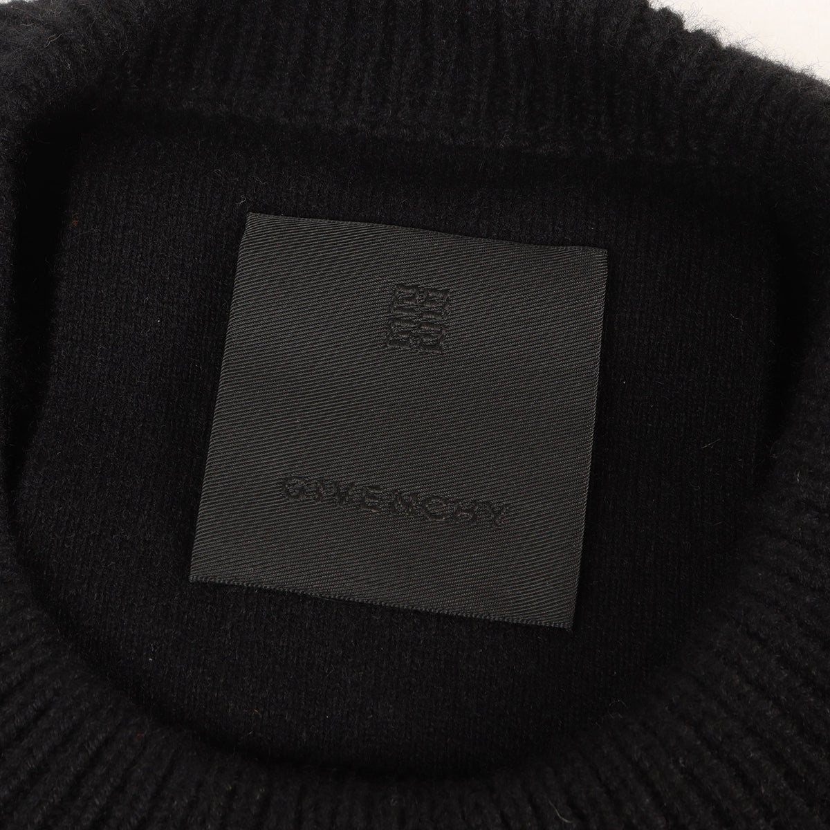 23SS カレッジロゴ カシミヤ混ニット セーター (College Embroidered Crewneck Sweater)