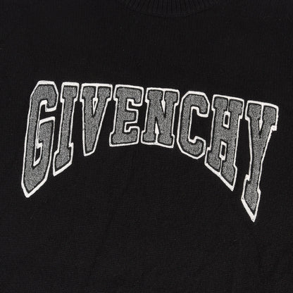 23SS カレッジロゴ カシミヤ混ニット セーター (College Embroidered Crewneck Sweater)