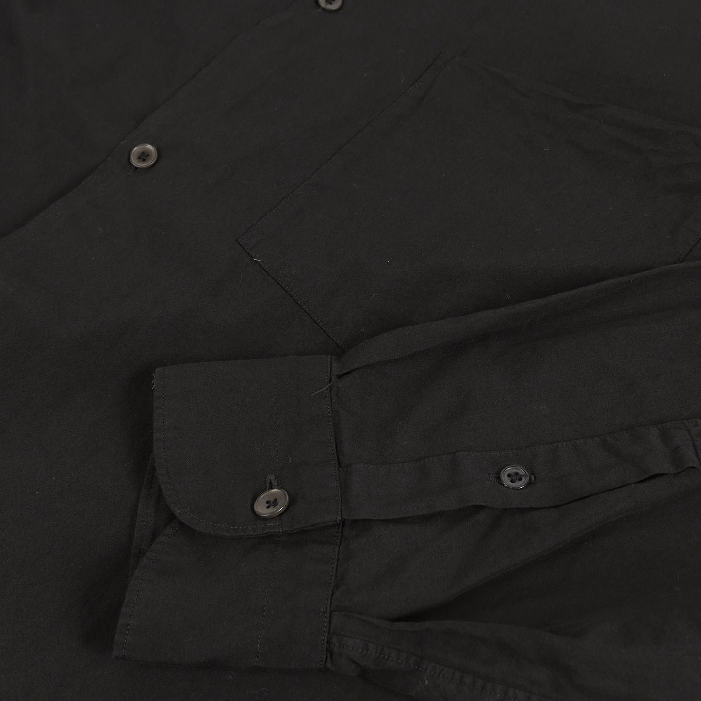 26AW 製品染め ブラック コモリシャツ