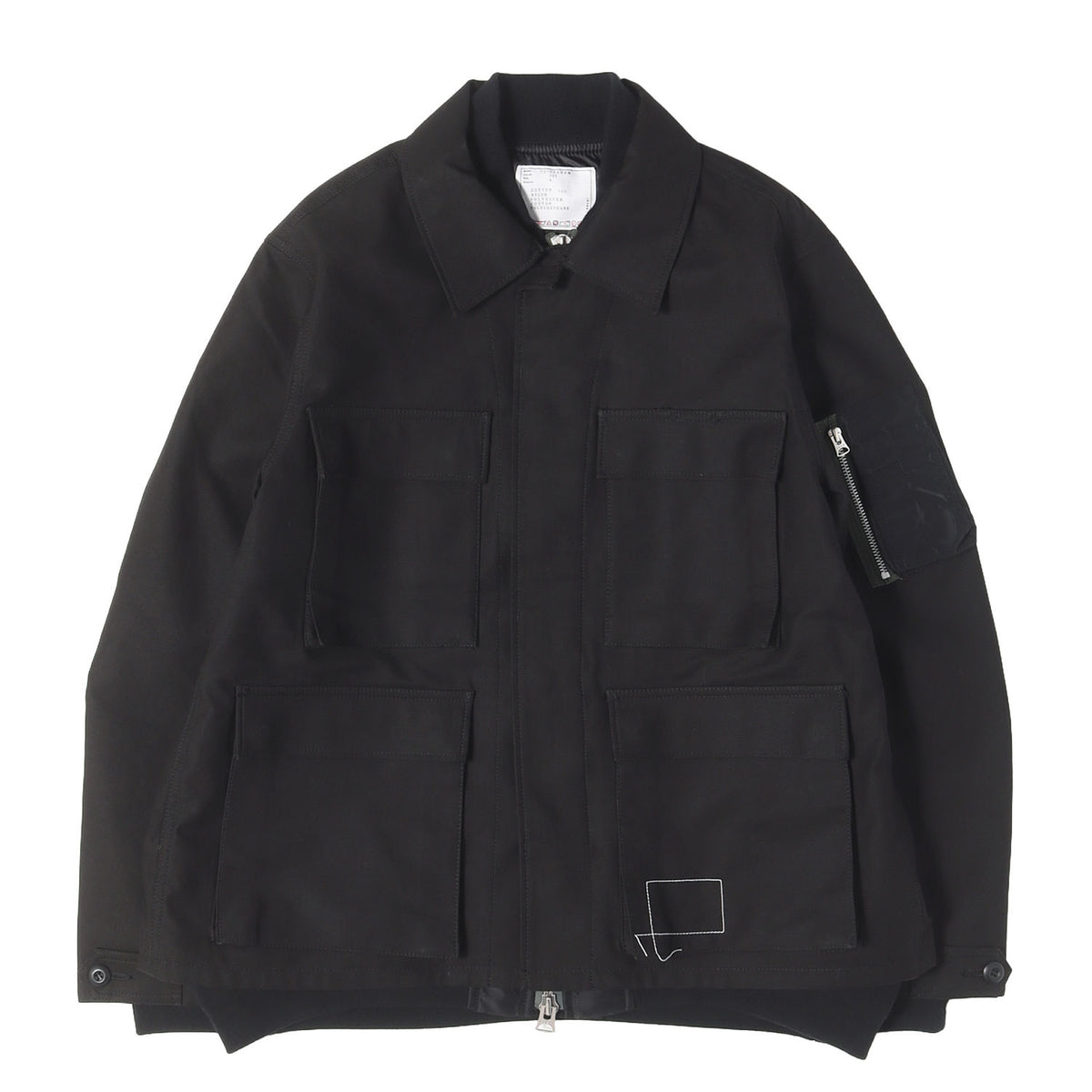 25SS × WTAPS バックサテン ミリタリージャケット (COTTON BACK SATIN JACKET)