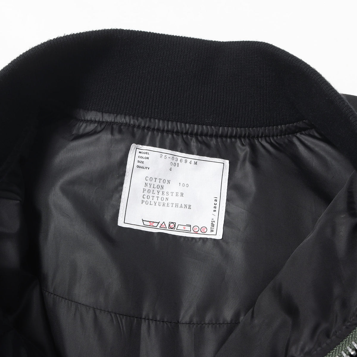 25SS × WTAPS バックサテン ミリタリージャケット (COTTON BACK SATIN JACKET)