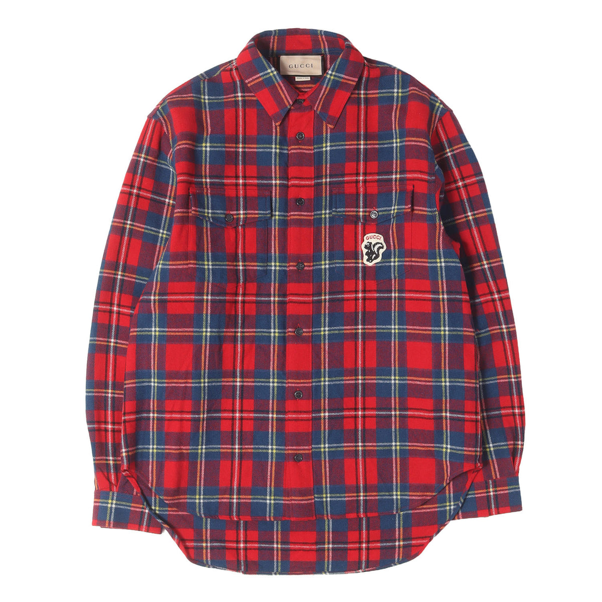 23AW チェック ウールフランネル シャツ