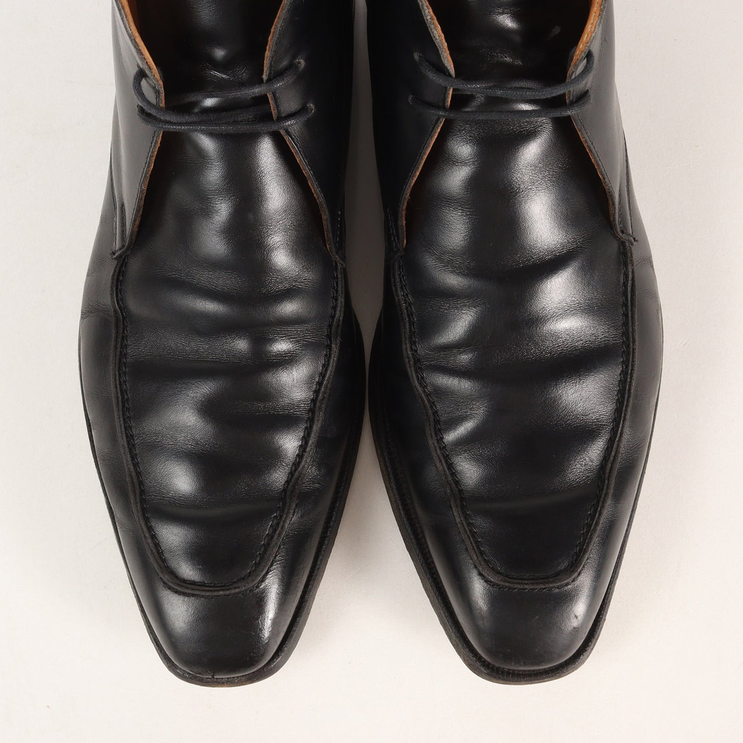 × Paul Smith スクエアトゥ レザー シューズ (X42414) / MADE IN ENGLAND