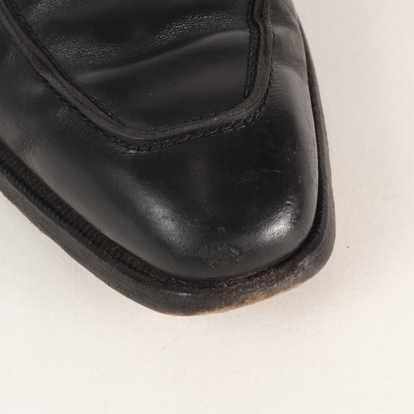 × Paul Smith スクエアトゥ レザー シューズ (X42414) / MADE IN ENGLAND