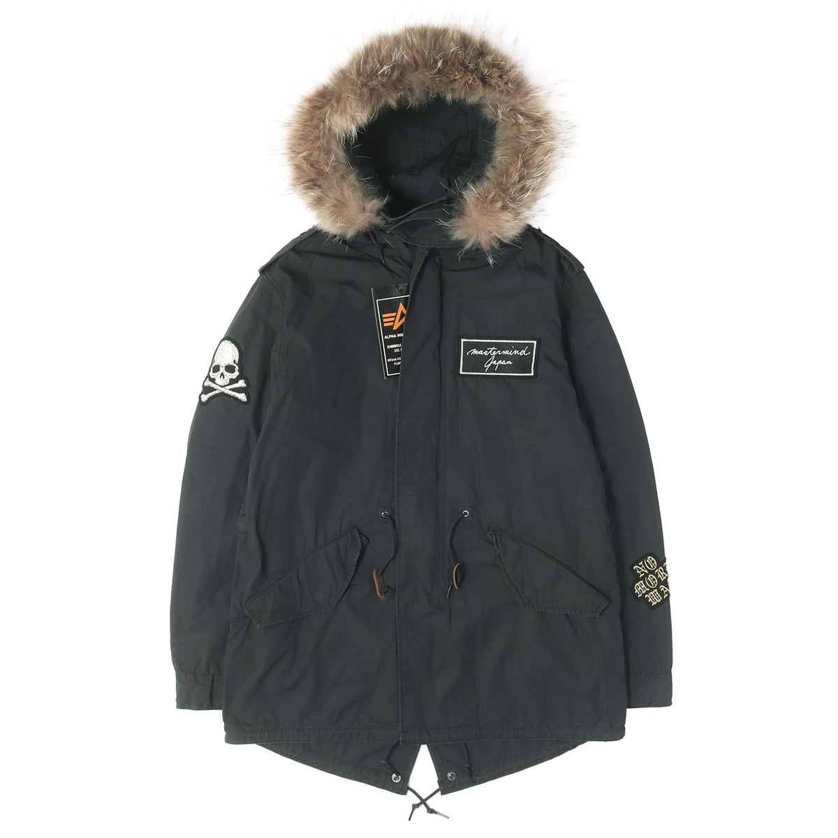 × ALPHA INDUSTRIES ラクーンファー ミリタリー モッズコート (M51 Field-Coat)
