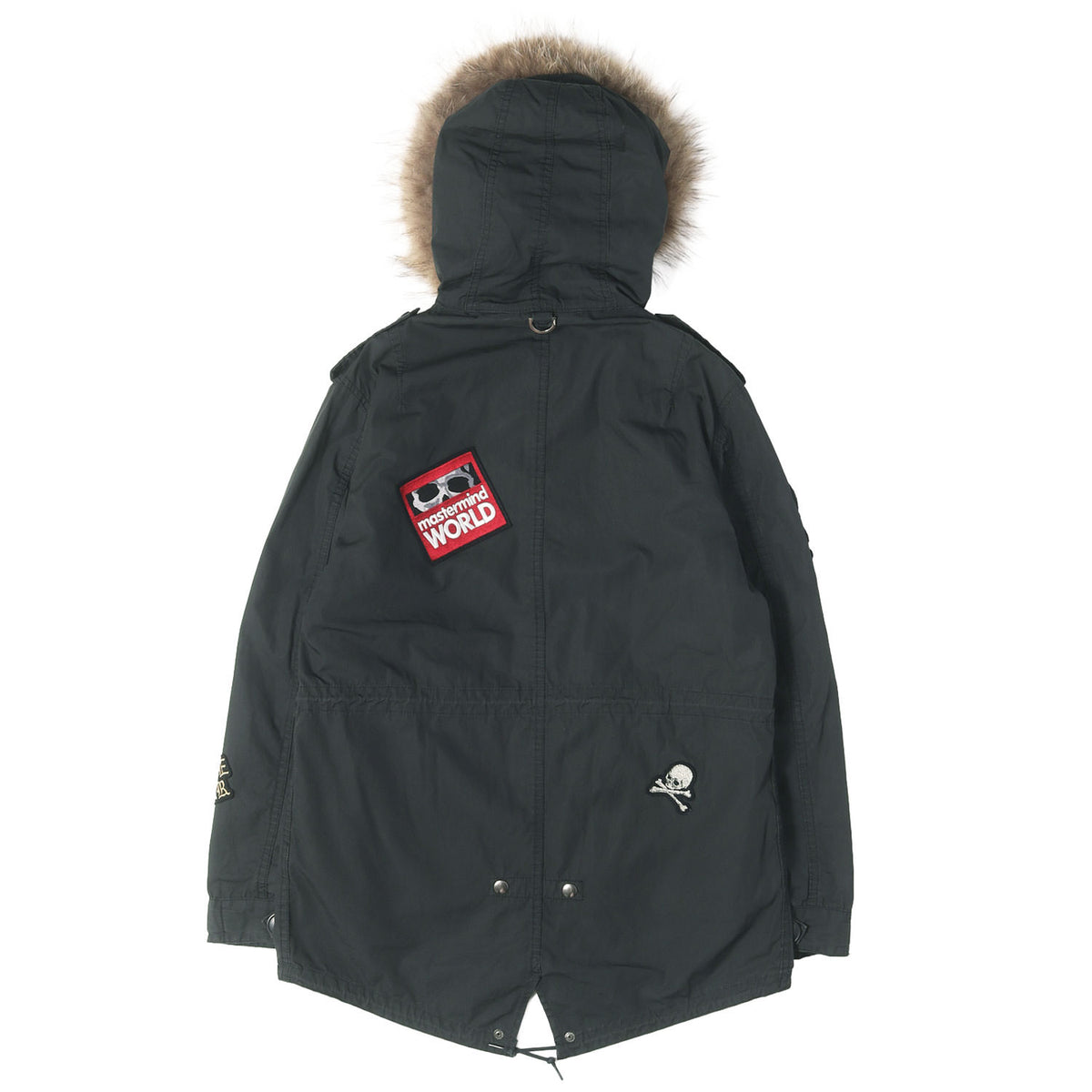 × ALPHA INDUSTRIES ラクーンファー ミリタリー モッズコート (M51 Field-Coat)