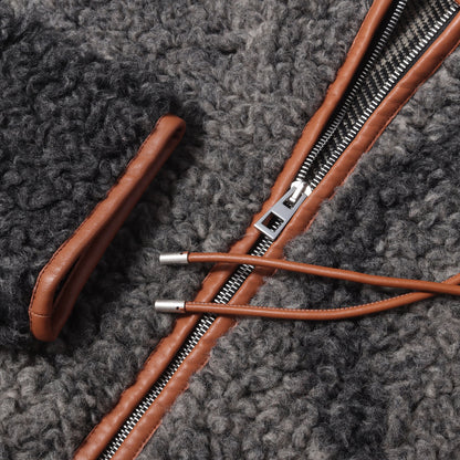 24AW アナグラム フリース フーデッドジャケット (Anagram fleece hooded jacket)