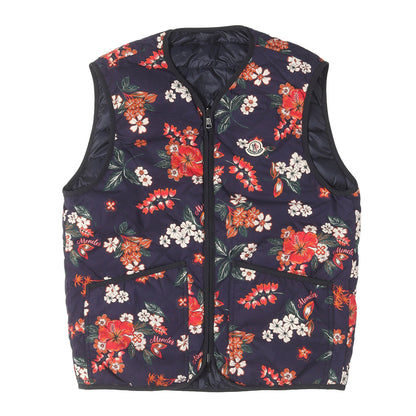 26SS フローラルパターン リバーシブル ダウンベスト (FRANQUI GILET)