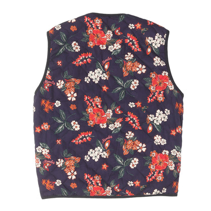 26SS フローラルパターン リバーシブル ダウンベスト (FRANQUI GILET)