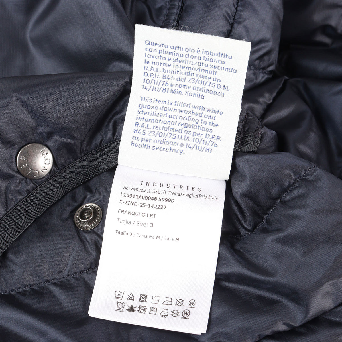 26SS フローラルパターン リバーシブル ダウンベスト (FRANQUI GILET)