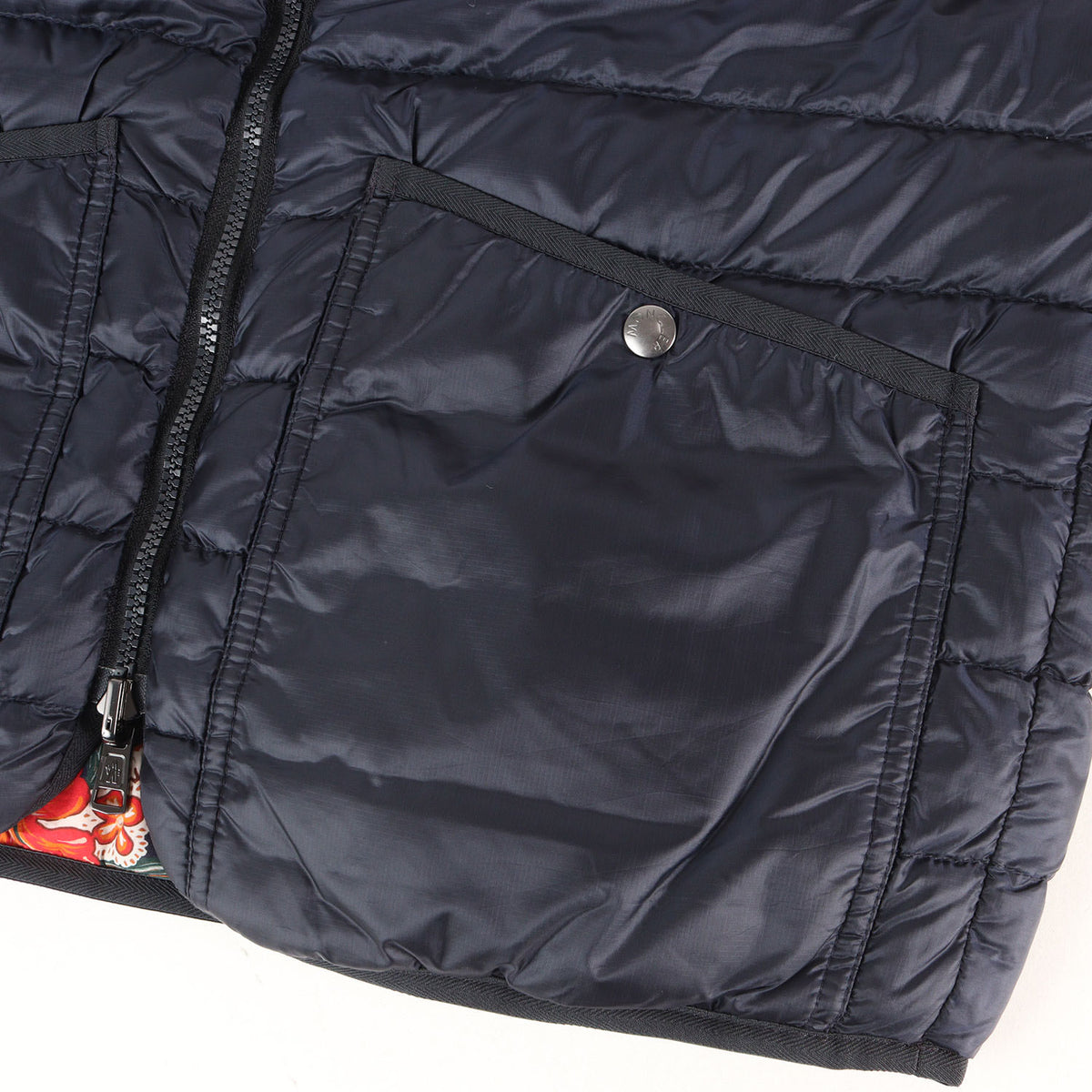 26SS フローラルパターン リバーシブル ダウンベスト (FRANQUI GILET)