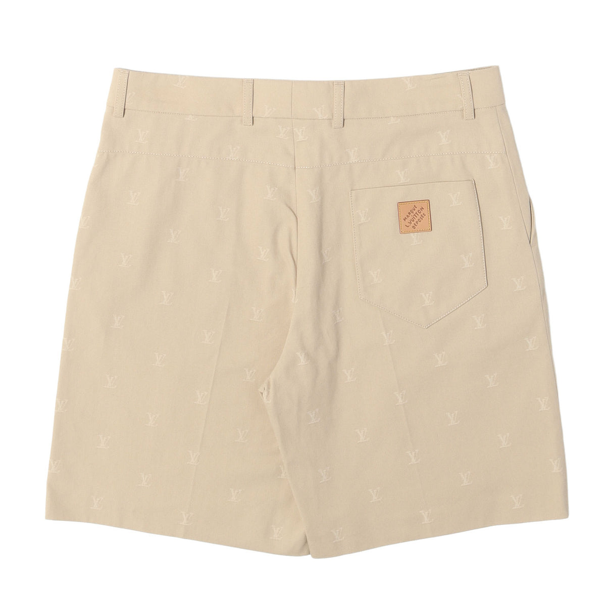 24AW LV シグネチャージャガード コットンチノショーツ