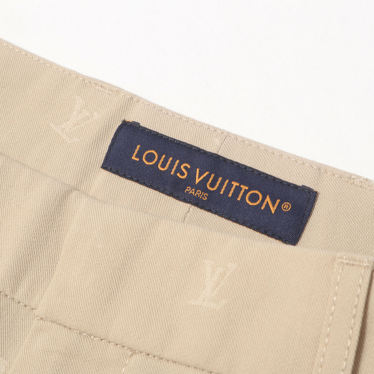 24AW LV シグネチャージャガード コットンチノショーツ