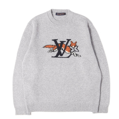 26SS チャンキー ウールカシミヤ クルーネック ニット