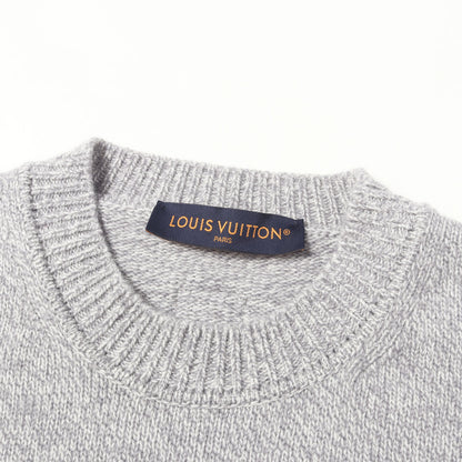 26SS チャンキー ウールカシミヤ クルーネック ニット