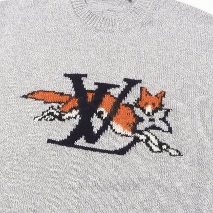 26SS チャンキー ウールカシミヤ クルーネック ニット