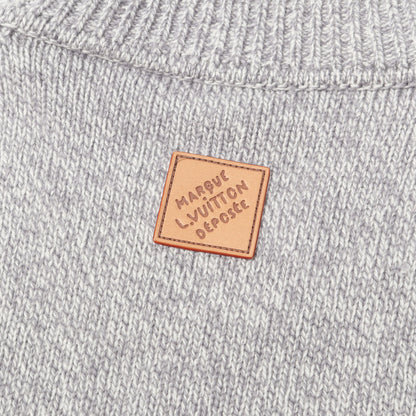 26SS チャンキー ウールカシミヤ クルーネック ニット