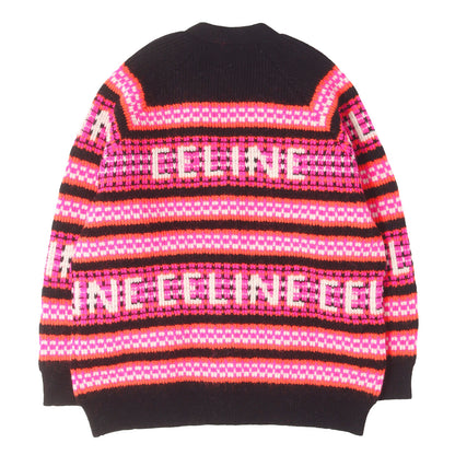 22AW ロゴジャガード ニット カーディガン (LOOSE CARDIGAN IN SKI JACQUARD WOOL)