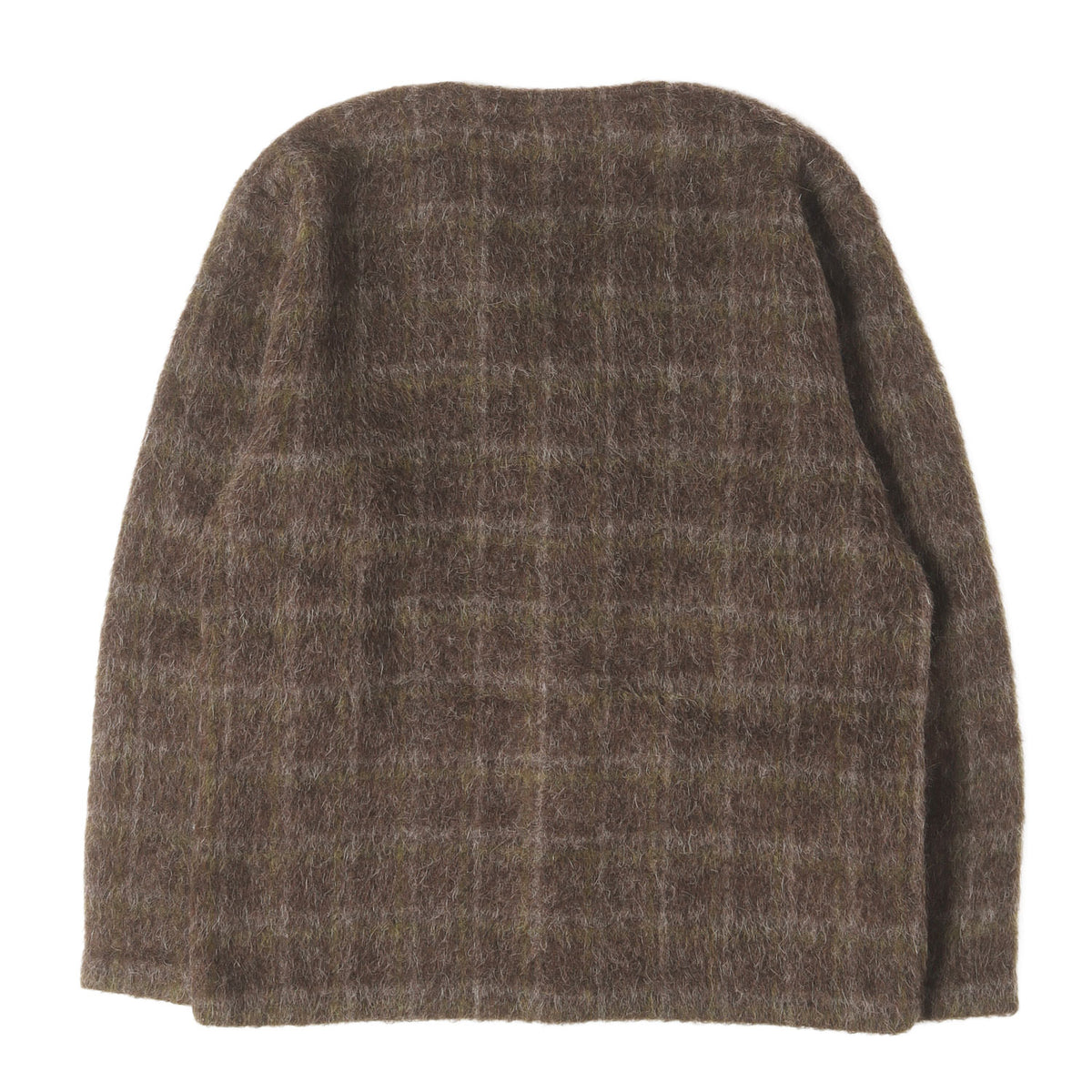 25AW チェック ニット カーディガン (CARDIGAN - Dorf Check Hairy Wool)