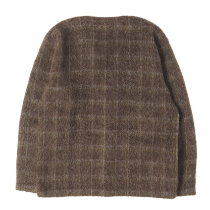 25AW チェック ニット カーディガン (CARDIGAN - Dorf Check Hairy Wool)