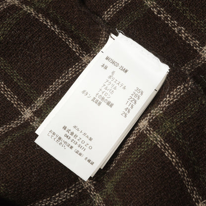 25AW チェック ニット カーディガン (CARDIGAN - Dorf Check Hairy Wool)