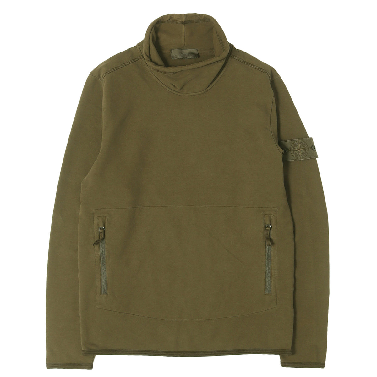 ゴーストピース ガーメントダイ モックネック スウェット (GARMENT DYED GHOST PIECE MOCK NECK)