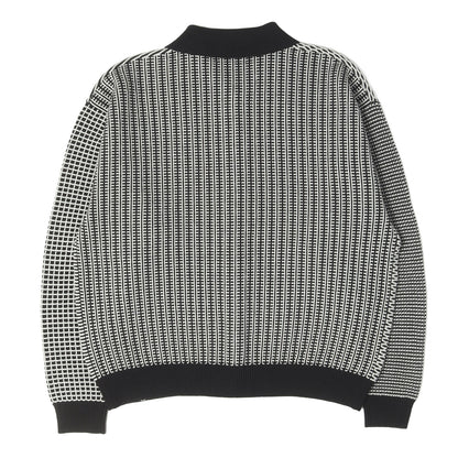 26AW パネル切替 コットンニット シャツジャケット (MULTI KNIT SHIRT JACKET)