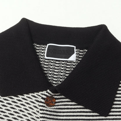 26AW パネル切替 コットンニット シャツジャケット (MULTI KNIT SHIRT JACKET)