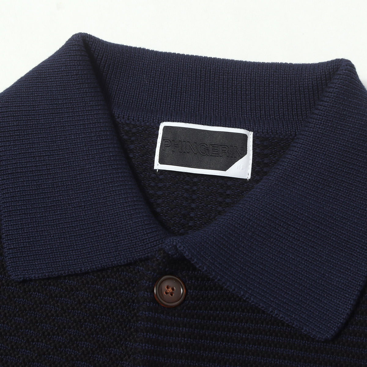 26AW パネル切替 コットンニット シャツジャケット (MULTI KNIT SHIRT JACKET)
