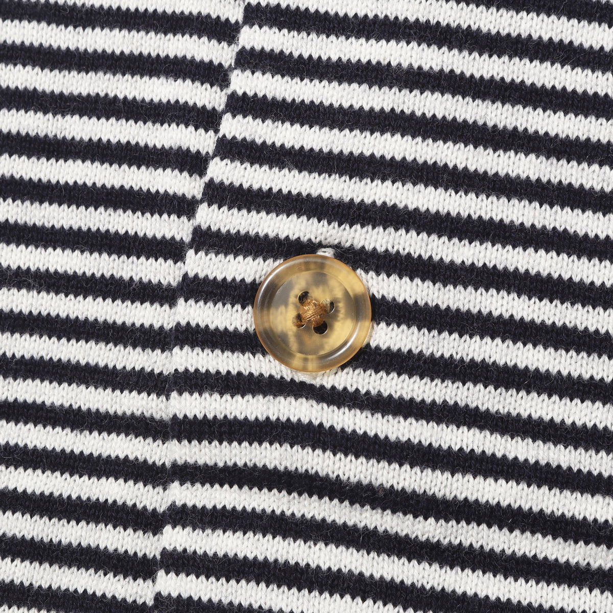 26AW ボーダージャガード カシミア混コットン ニット シャツ カーディガン (STRIPE KNIT SHIRT)