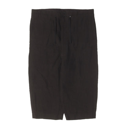 25SS リネンポプリン ワイド クロップドパンツ (Linen Poplin Cropped Wide Pants)