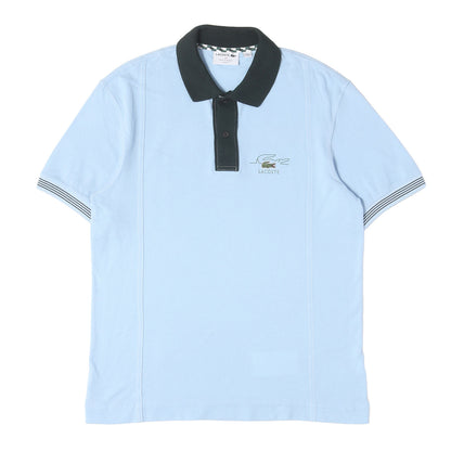 23SS カラー配色切り替え ピケポロシャツ / MADE IN FRANCE