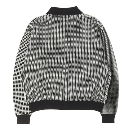 26AW パネル切替 コットンニット シャツジャケット (MULTI KNIT SHIRT JACKET)