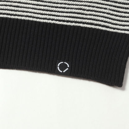 26AW パネル切替 コットンニット シャツジャケット (MULTI KNIT SHIRT JACKET)