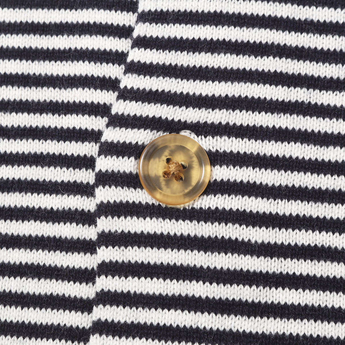 26AW ボーダージャガード カシミア混コットン ニット シャツ カーディガン (STRIPE KNIT SHIRT)