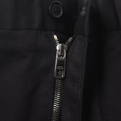 フロントロゴバンド ストレッチ テーパード パンツ (Slim-Fit Stretch-Cotton Trousers with Logo Tape)