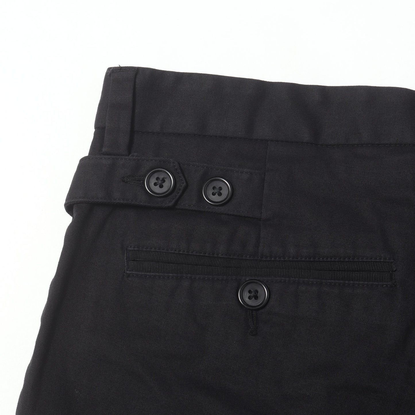 フロントロゴバンド ストレッチ テーパード パンツ (Slim-Fit Stretch-Cotton Trousers with Logo Tape)