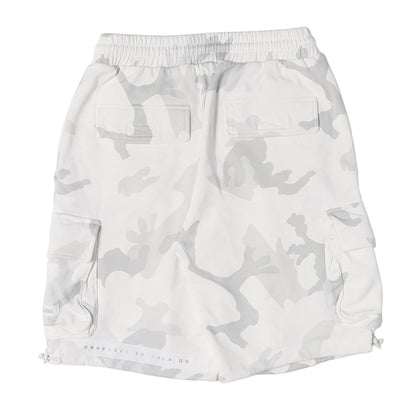22SS ツータック カモ カーゴ ショート パンツ (Jersey jogging shorts with logo tag)