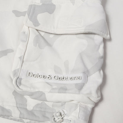 22SS ツータック カモ カーゴ ショート パンツ (Jersey jogging shorts with logo tag)