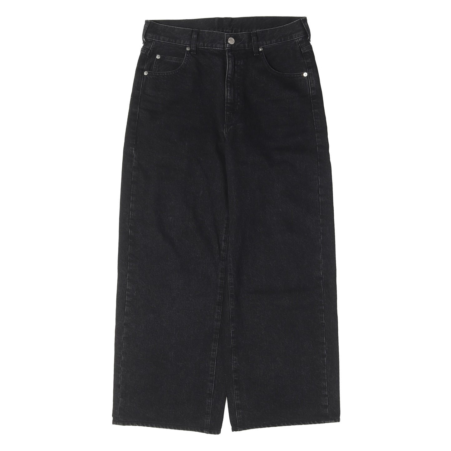 24SS PUBLIC DENIM リラックスワイド デニムパンツ