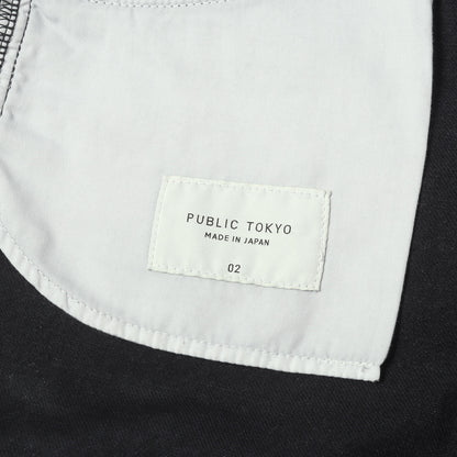 24SS PUBLIC DENIM リラックスワイド デニムパンツ