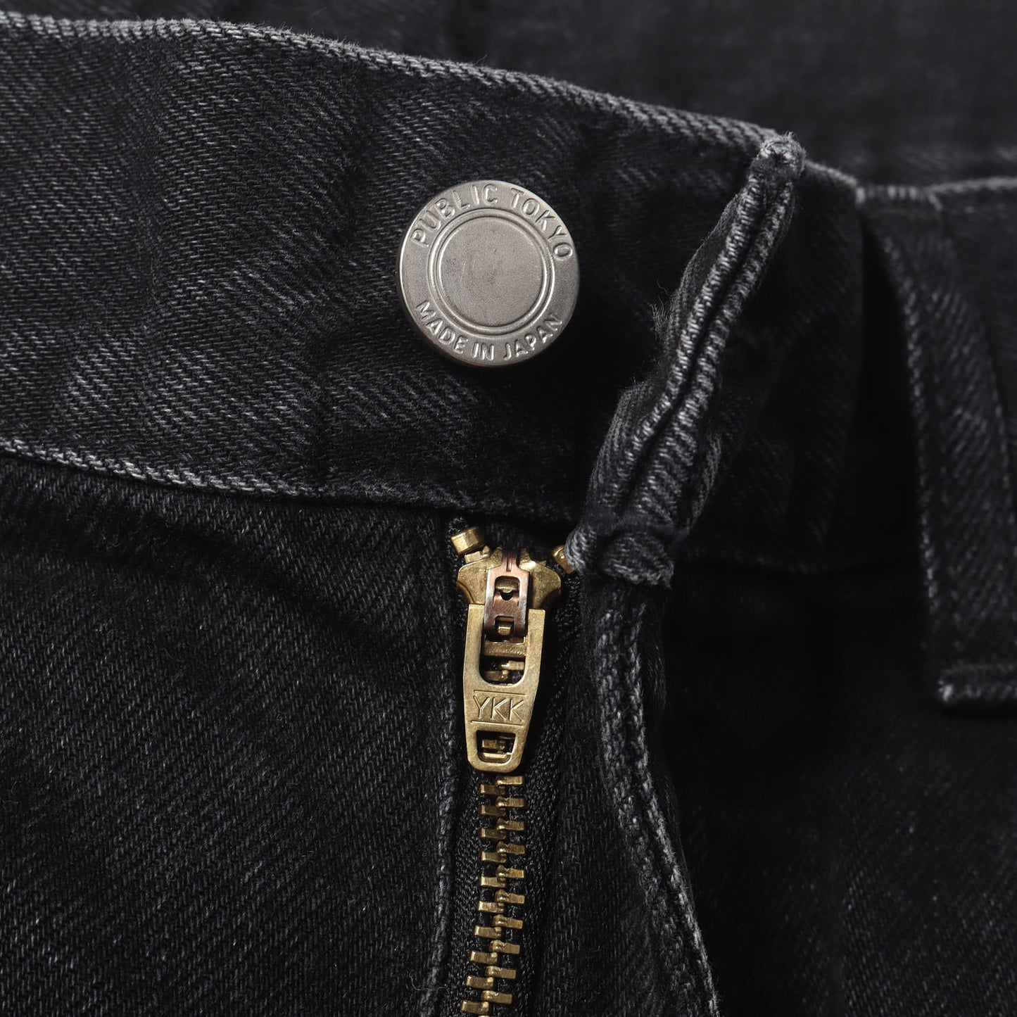 24SS PUBLIC DENIM リラックスワイド デニムパンツ